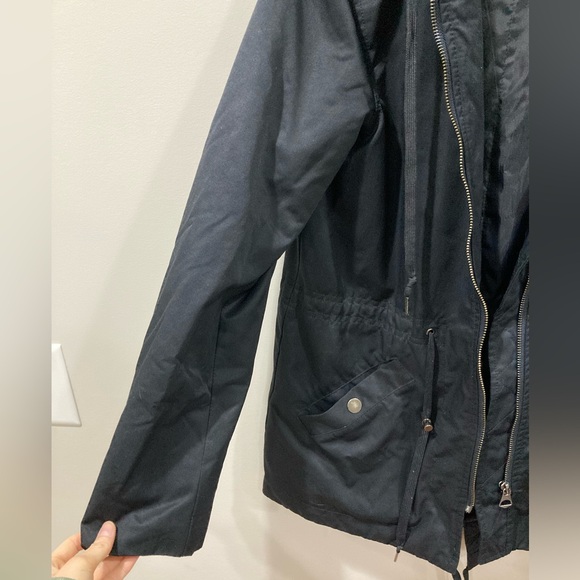 L.O.G.G. Label of Graded Goods Black Utility Jacket- Drawstring Waist and Hood 4 - Picture 6 of 13